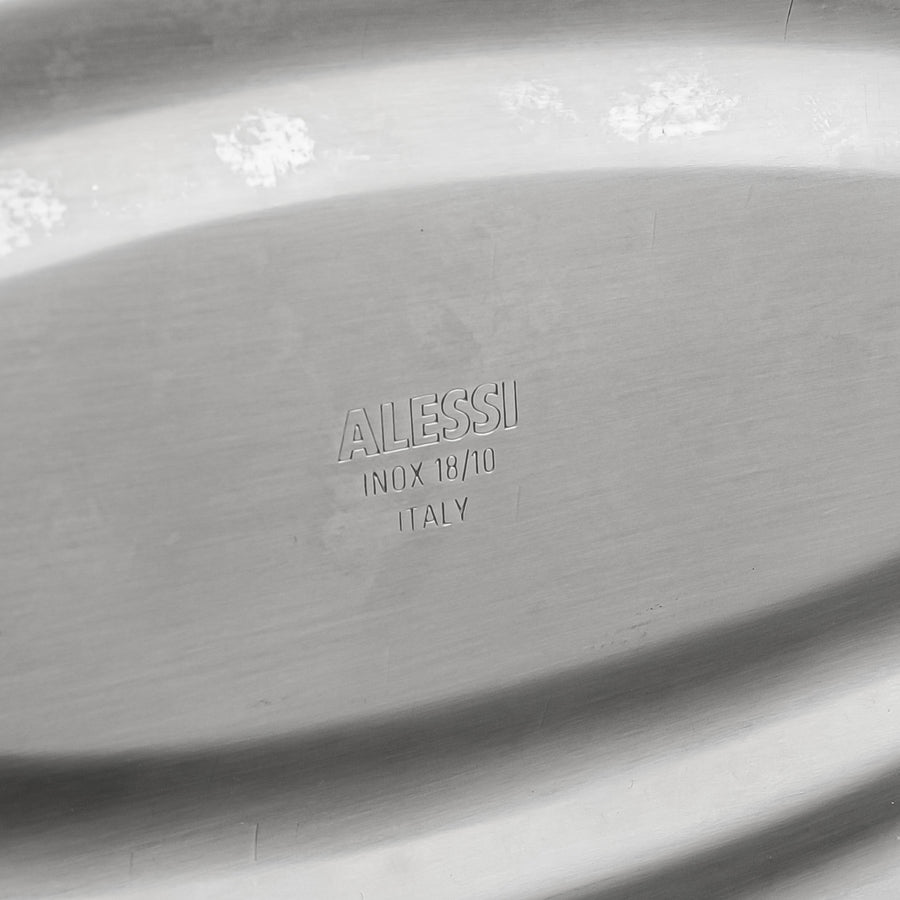ALESSI Uffico Tecnico Stainless Steel Oval Wire Basket