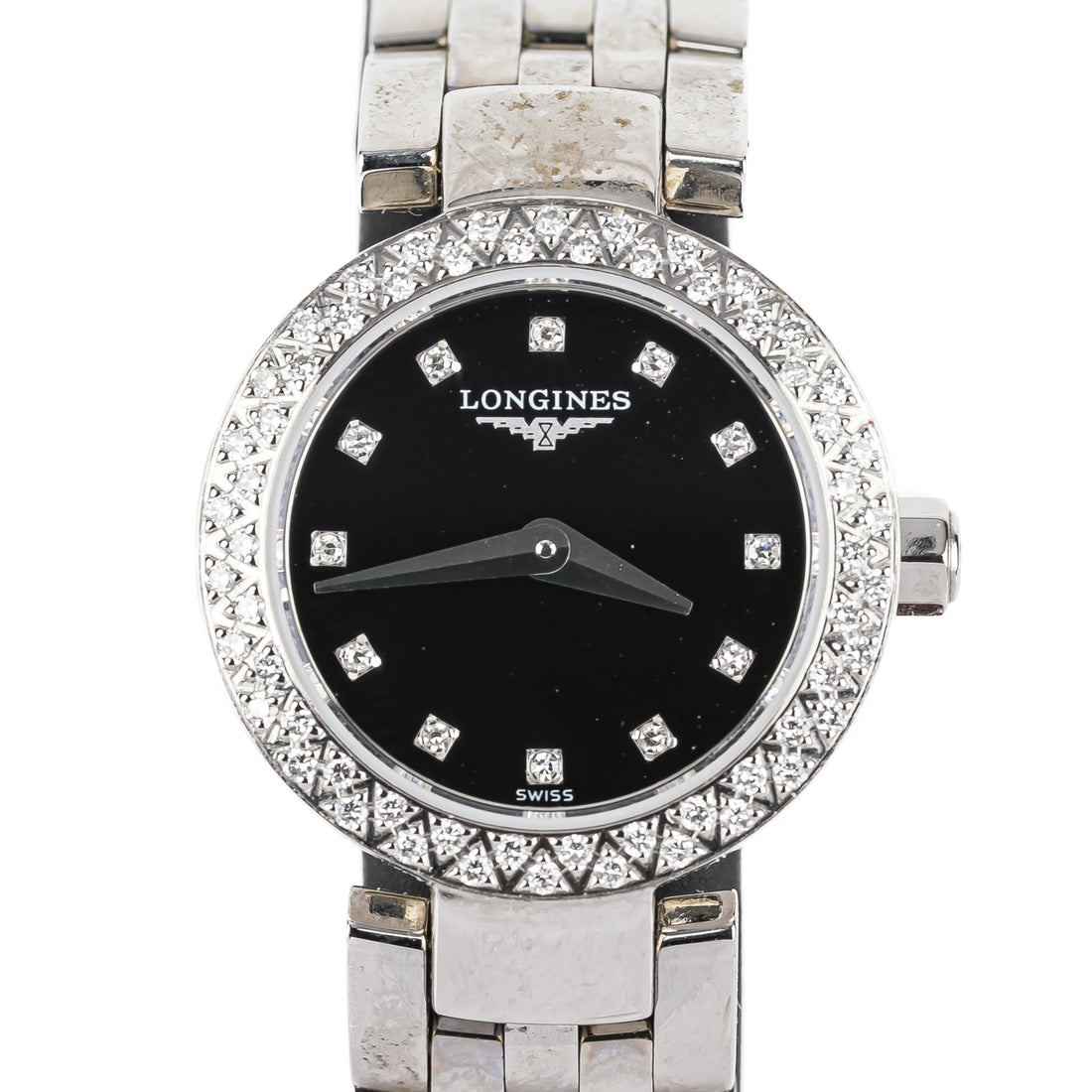 LONGINES Dolce Vita Stainless Steel Diamond L5.174.0 Ladies Watch- 22mm