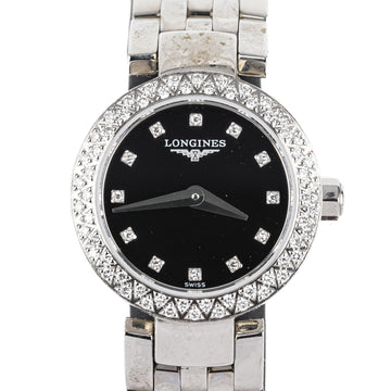 LONGINES Dolce Vita Stainless Steel Diamond L5.174.0 Ladies Watch- 22mm