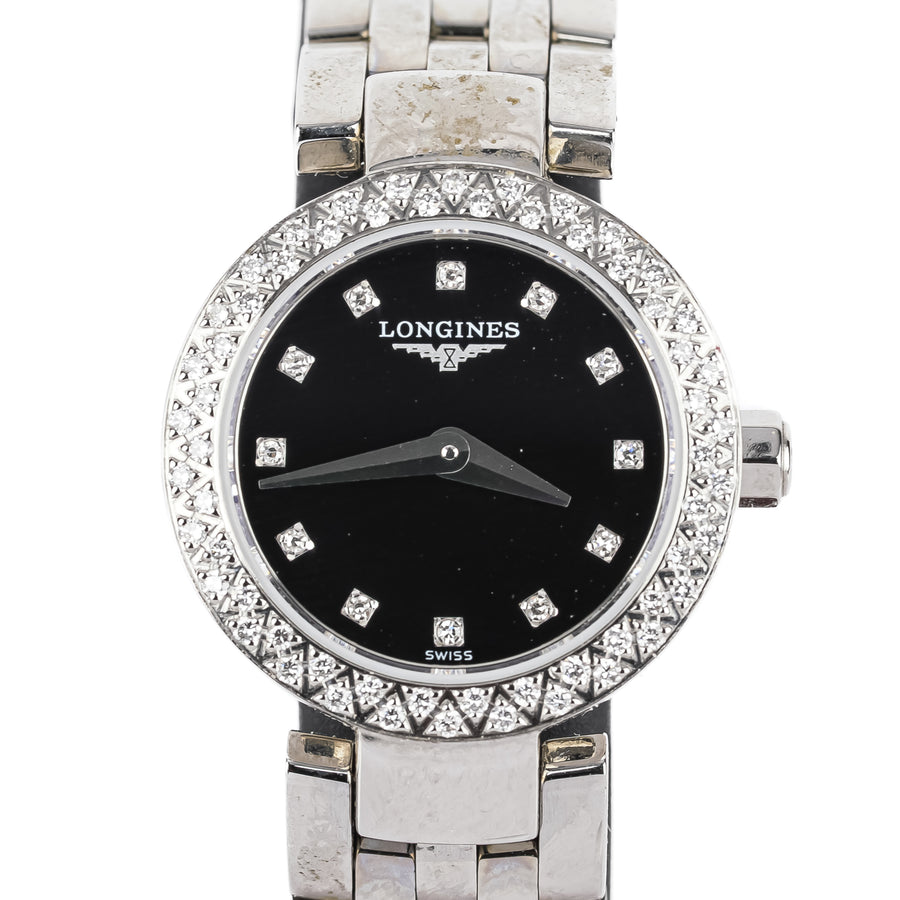 LONGINES Dolce Vita Stainless Steel Diamond L5.174.0 Ladies Watch- 22mm