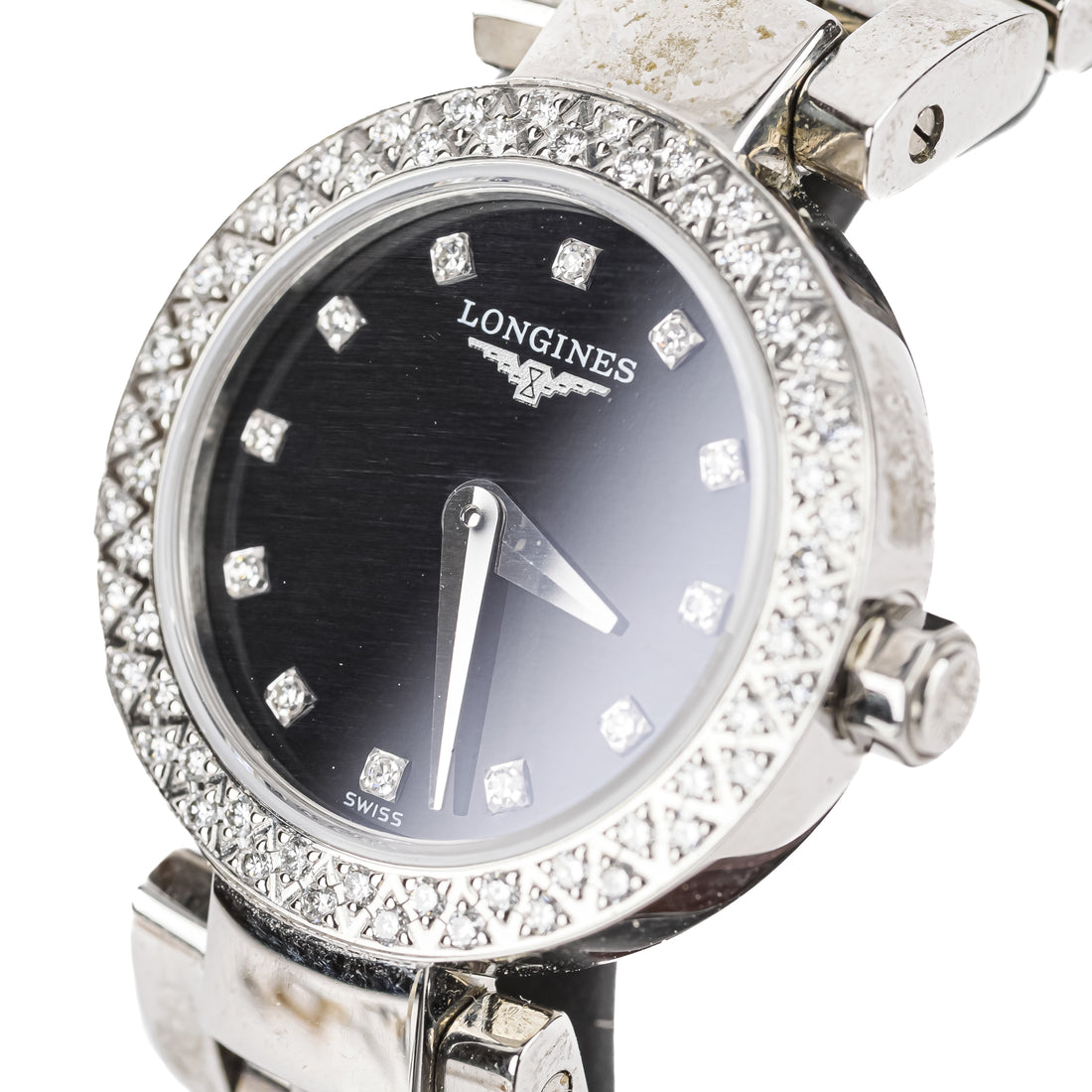 LONGINES Dolce Vita Stainless Steel Diamond L5.174.0 Ladies Watch- 22mm