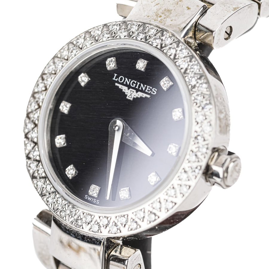 LONGINES Dolce Vita Stainless Steel Diamond L5.174.0 Ladies Watch- 22mm