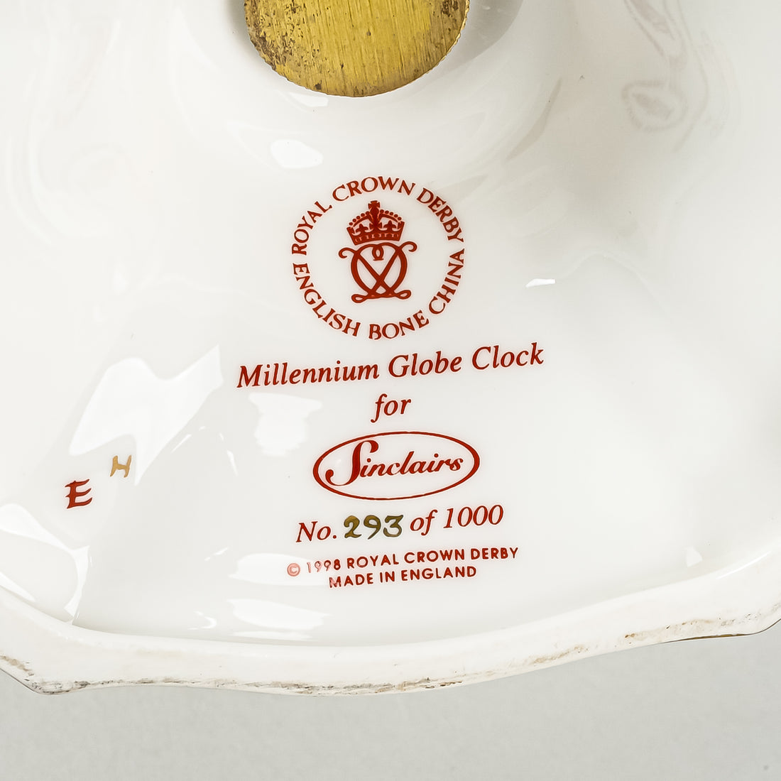 ROYAL CROWN DERBY Millennium Globe Set 3pcs
