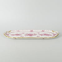 HEREND Waldstein Rose Sandwich Tray 1435