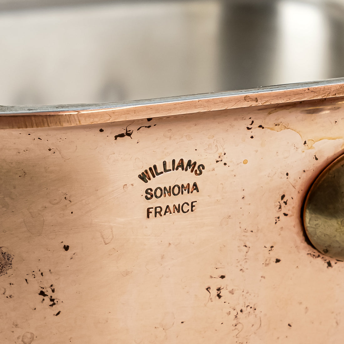 WILLIAMS SONOMA Copper Roasting Pan