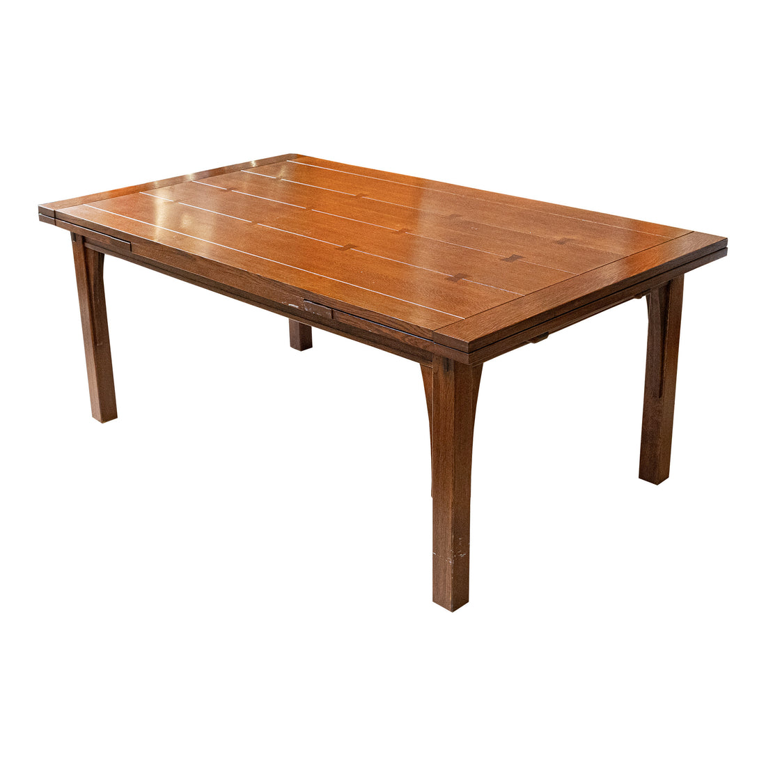STICKLEY Draw Top Oak Table With 6 Side Chairs