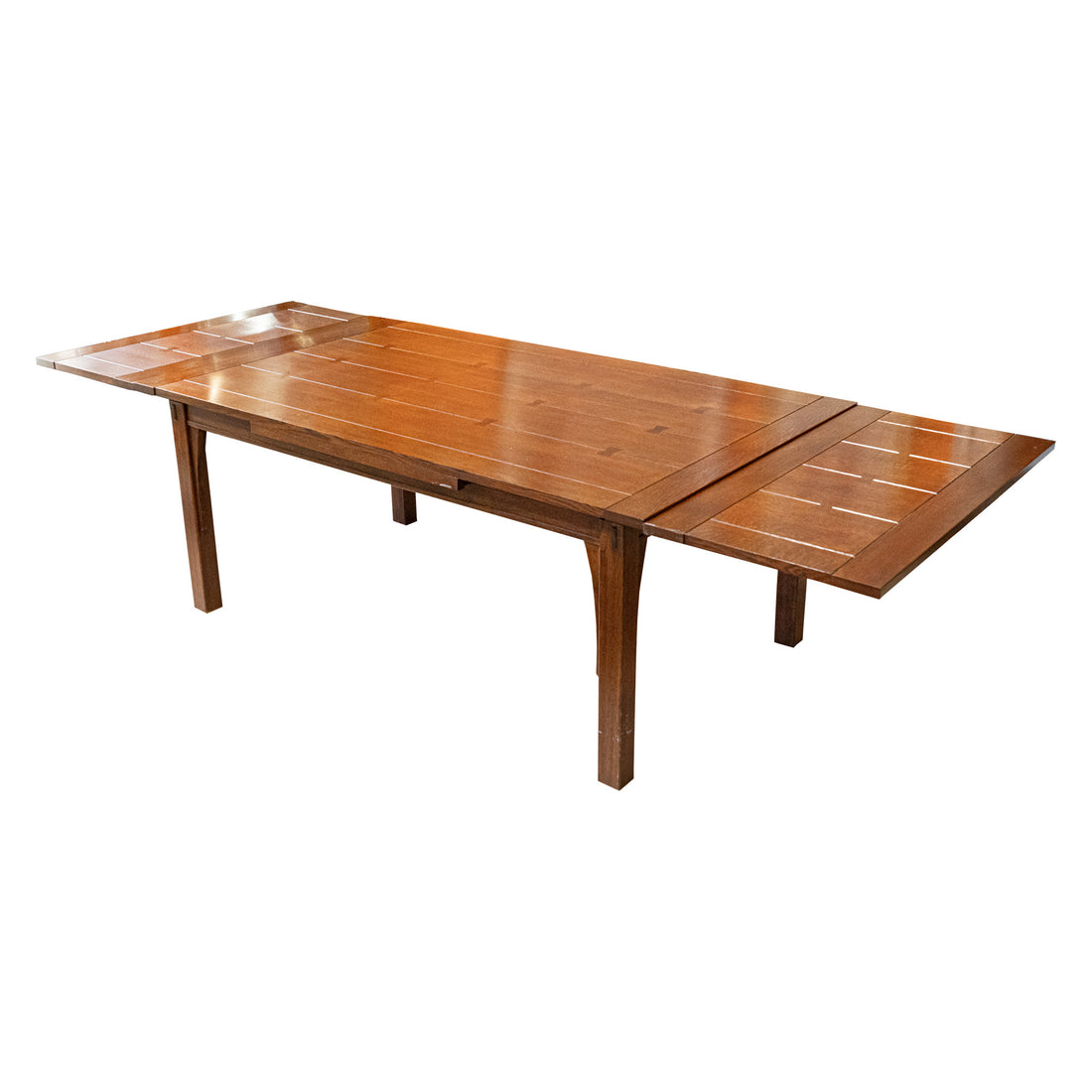 STICKLEY Draw Top Oak Table With 6 Side Chairs