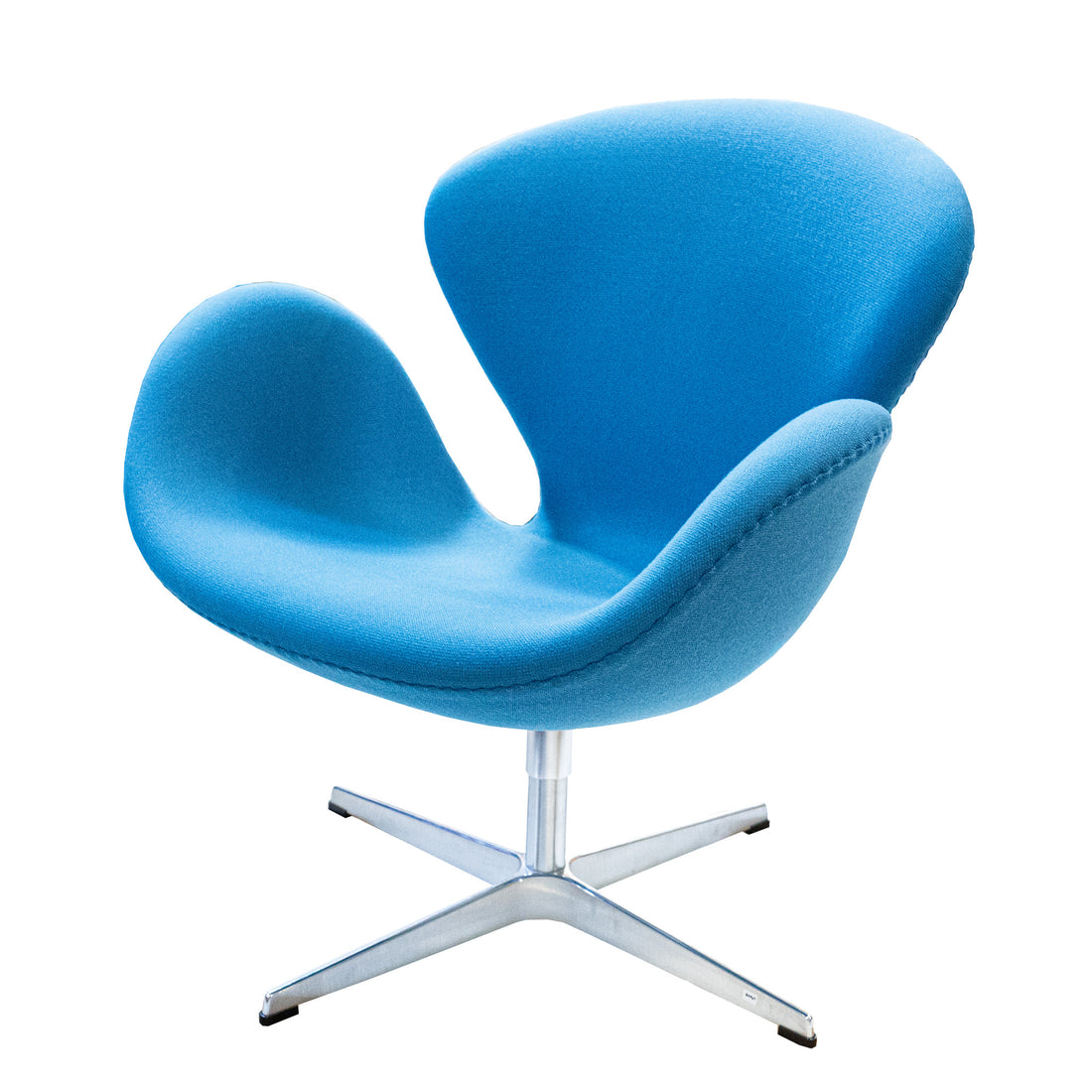 FRITZ HANSEN Swan Chairs Aqua Upholstery Set of 2
