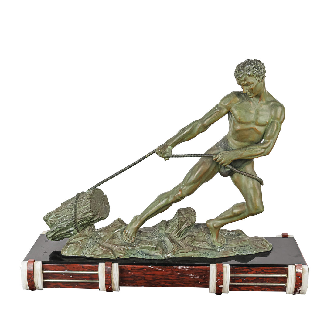 After Jean De Roncourt (French 19th/20th) Lumberjack