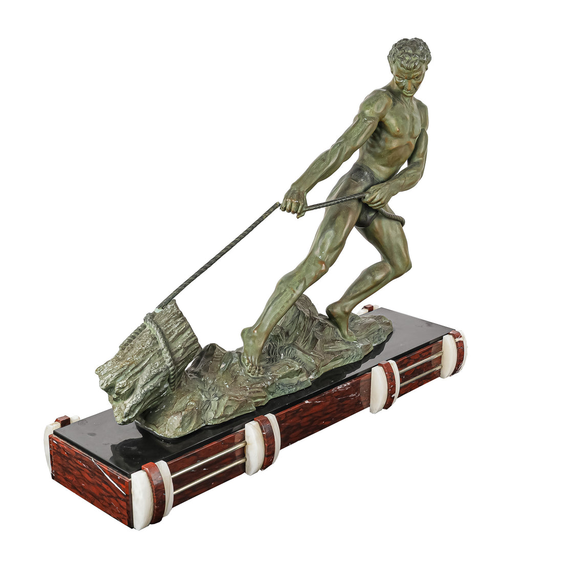 After Jean De Roncourt (French 19th/20th) Lumberjack