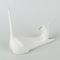 ROYAL DUX Jaroslav Jezek Figurine White Cat 853