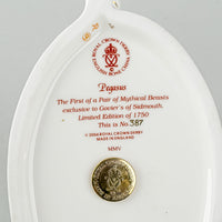 ROYAL CROWN DERBY Paperweight Pegasus