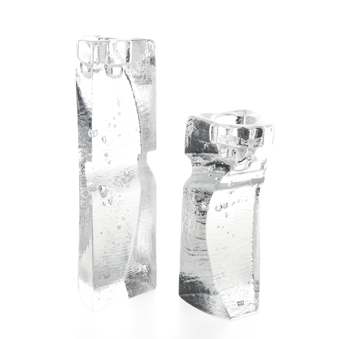 KOSTA BODA Kjell Engman CONNECT Candle Holders Set of 2