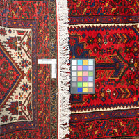 Hand Knotted Wool Zanjan Persian Rug      72"x38" Deep Pile