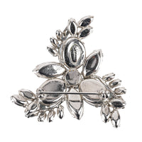 SHERMAN Brooch  - Blue Cabochon Rhinestone