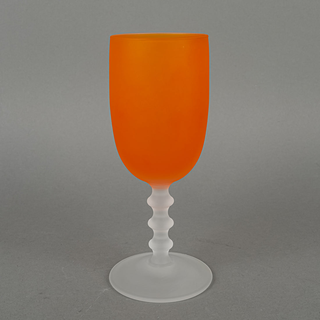 CARLO MORETTI Murano Orange Satinato Drinks Set 6 Pieces