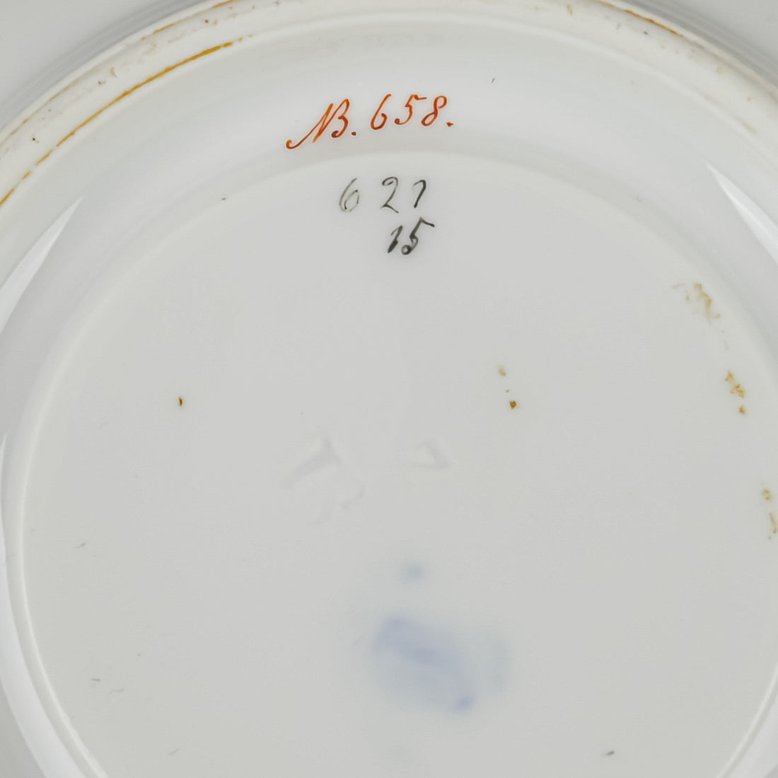 NYMPHENBURG Cup & Saucer Hand Painted Scene Panel