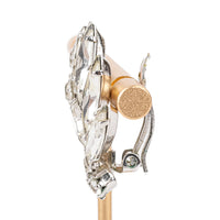 SHERMAN Brooch And Clips Set - Clear Rhinestone