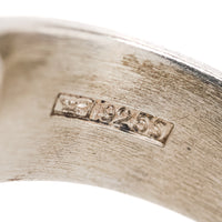 KUPITTAAN KULTA Sterling Modernist Bead Bypass Ring