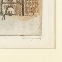 Nicholas Hornyansky (Canadian 1896-1965) "Clock Tower (Bern)"