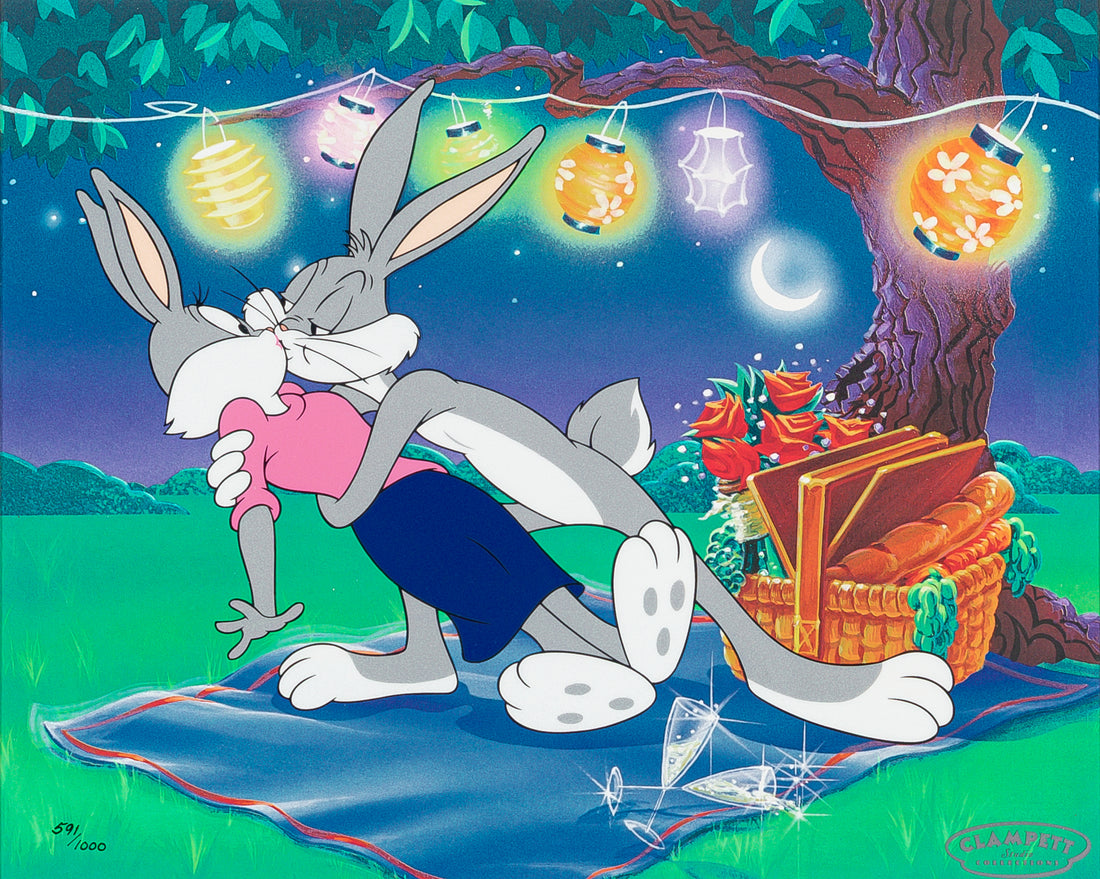 CLAMPETT STUDIO COLLECTIONS Framed Sericel "Enchanted Evening"