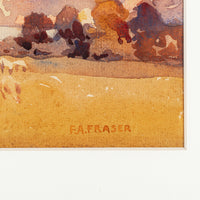 Frederick A. Fraser (Canadian 1897-1975) Landscape With Sheep