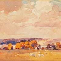Frederick A. Fraser (Canadian 1897-1975) Landscape With Sheep
