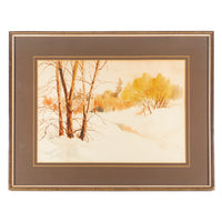 Edwin H.K. Chau (Chinese Canadian 1929-1988) Landscape With Trees