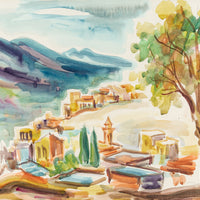 David Gilboa (Israeli 1910-1976) Landscape With Town