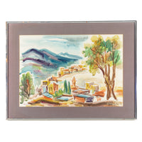 David Gilboa (Israeli 1910-1976) Landscape With Town