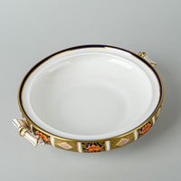 ROYAL CROWN DERBY Old Imari Border 8450 Round Covered Serving Dish