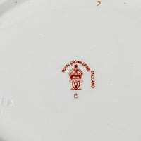 ROYAL CROWN DERBY Old Imari Border 8450 Gravy Boat And Stand