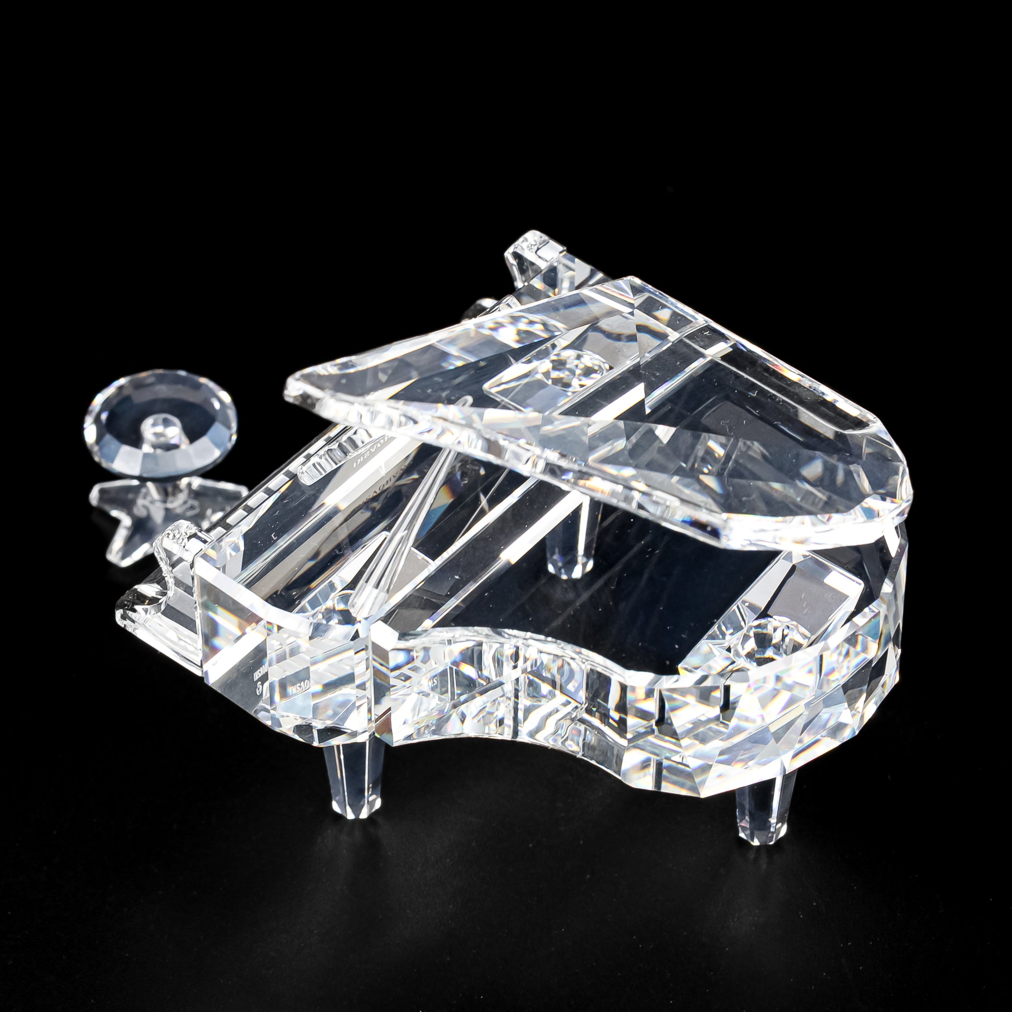 インテリア小物 スワロフスキー SWAROVSKI グランドピアノと椅子 箱