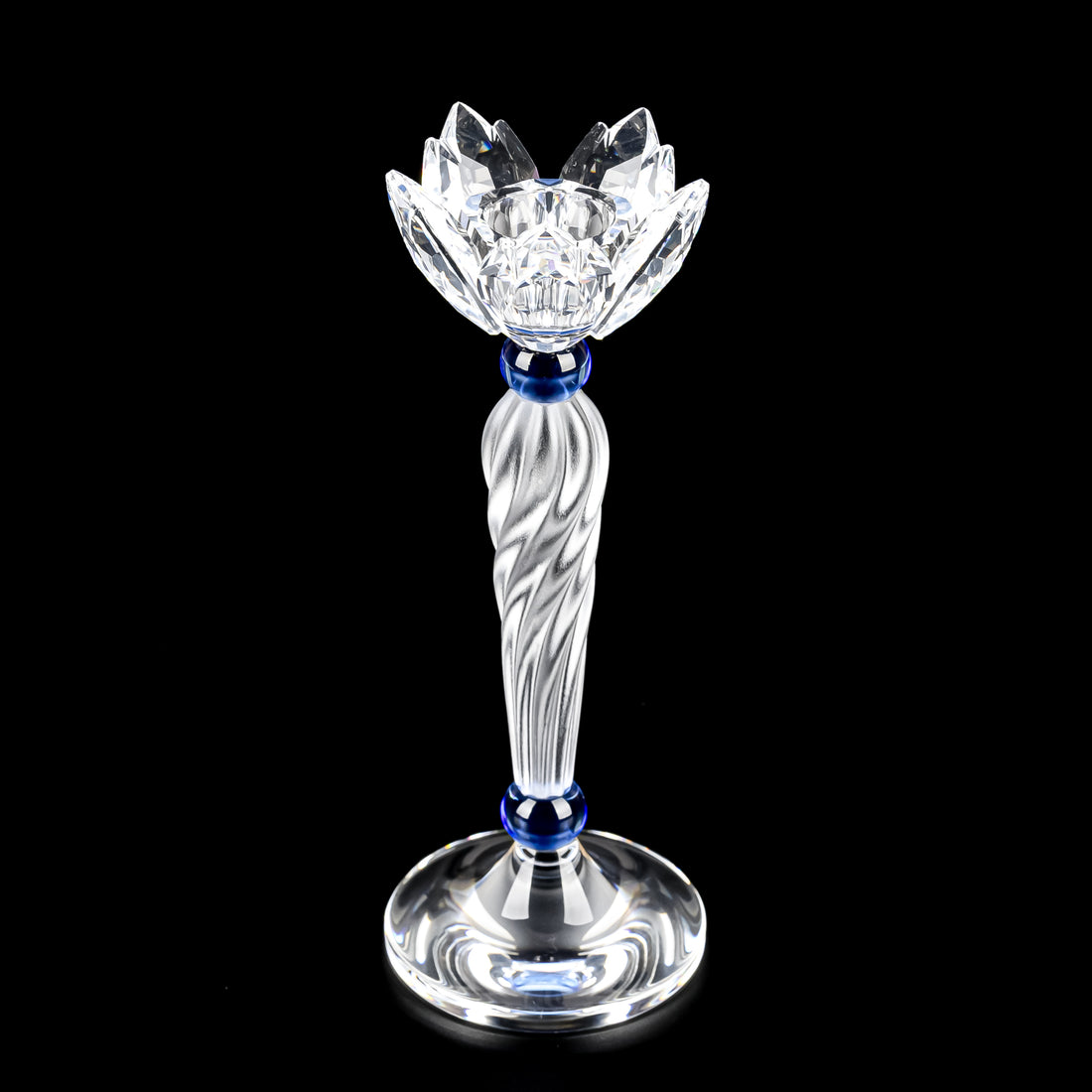 SWAROVSKI 146 Candleholder Blue Flower 207012