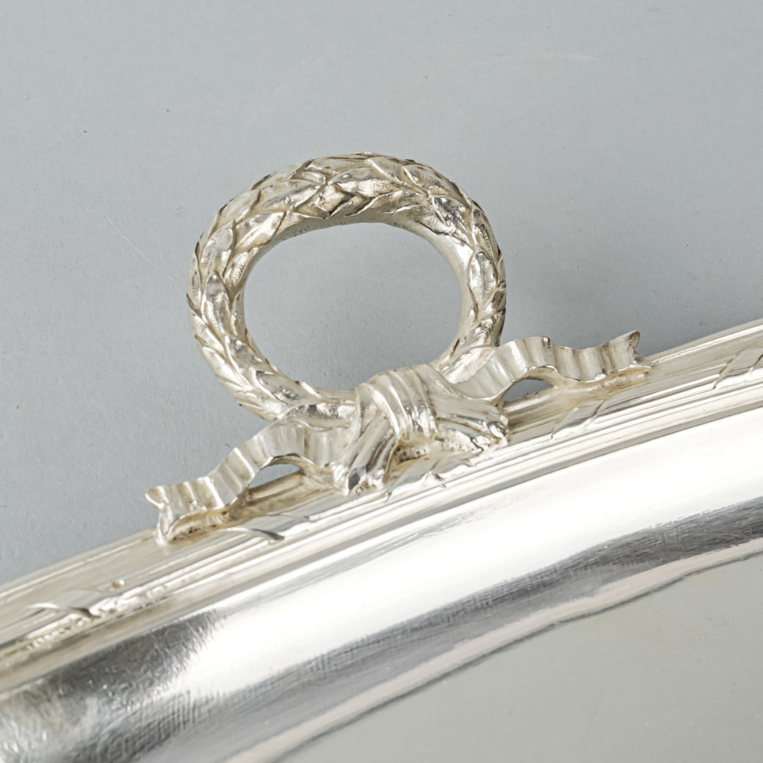CHRISTOFLE Silverplate Crumb Tray Set 2 Pieces