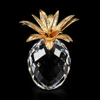 SWAROVSKI Pineapple Hammered Gold Leaves V3 010044