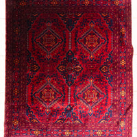 Hand Knotted Wool Afghan Style Rug
