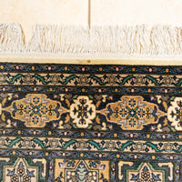 Hand Knotted Wool Rug - Garden Panel Design