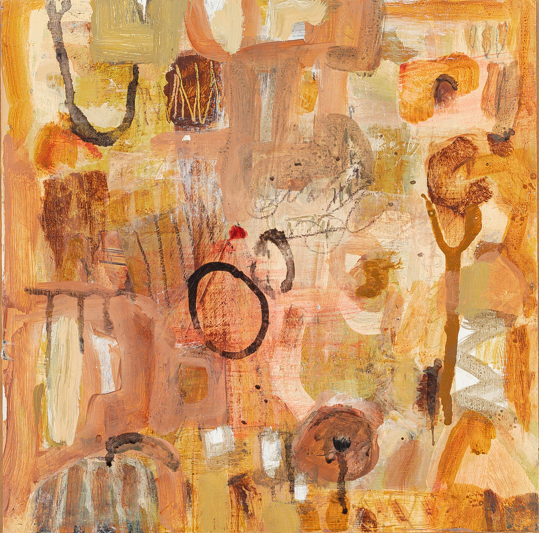 Lynn Rotin (Canadian 20th C) "Autumn" Mixed Media on panel