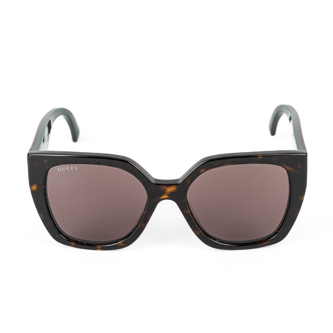 GUCCI Havana Oversized Butterfly Shape Sungalsses