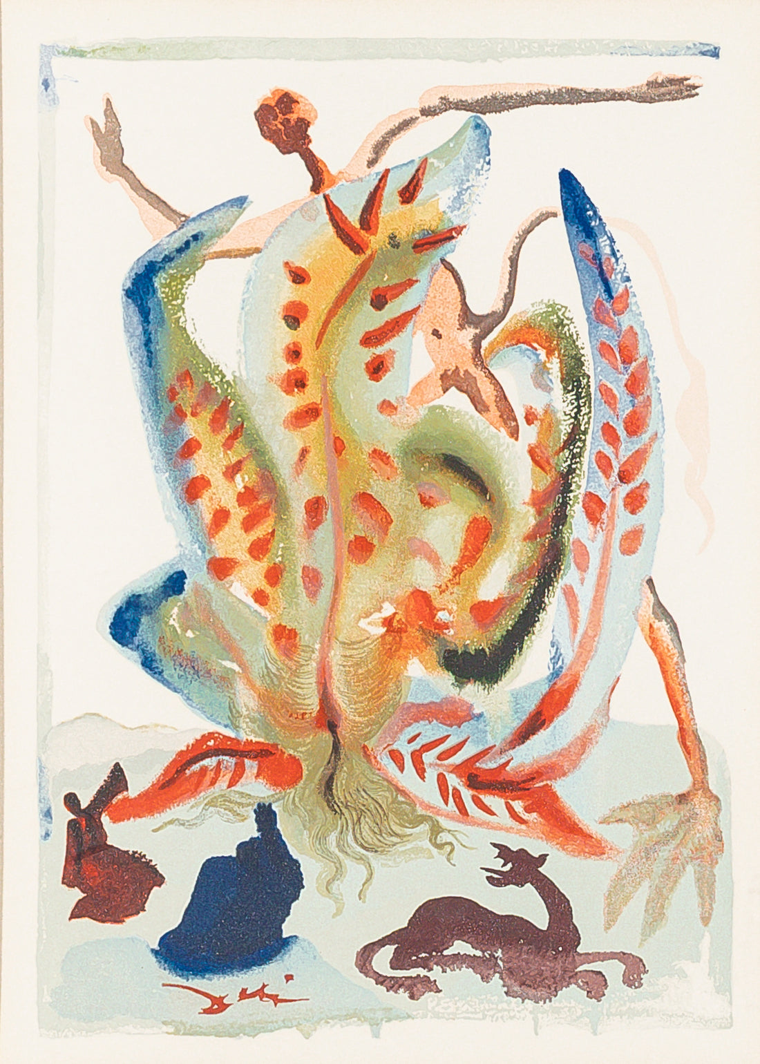 Salvador Dali (Sp. 1904-1989) "Gluttony"