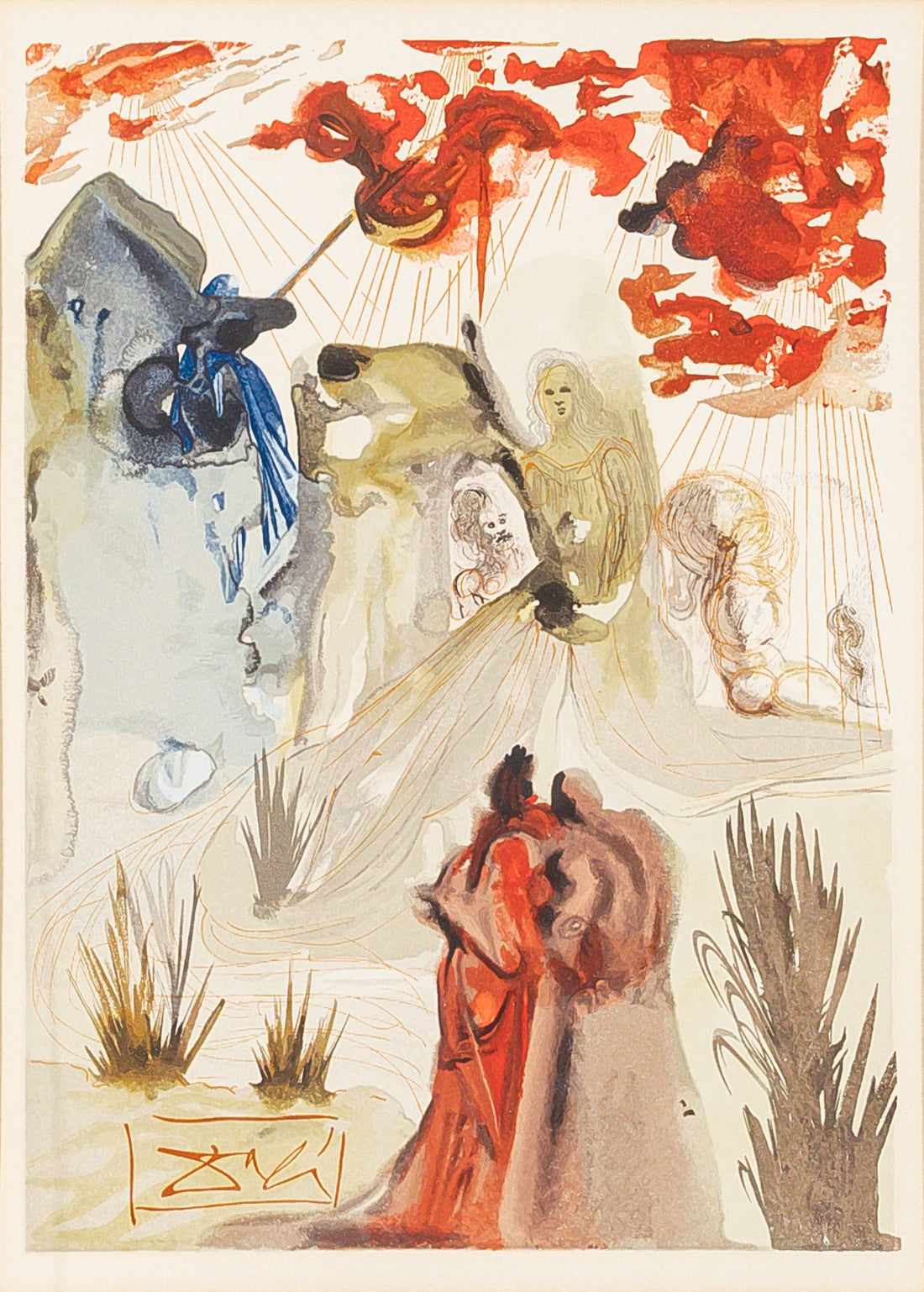 Salvador Dali (Sp. 1904-1989) "The Divine Forest"