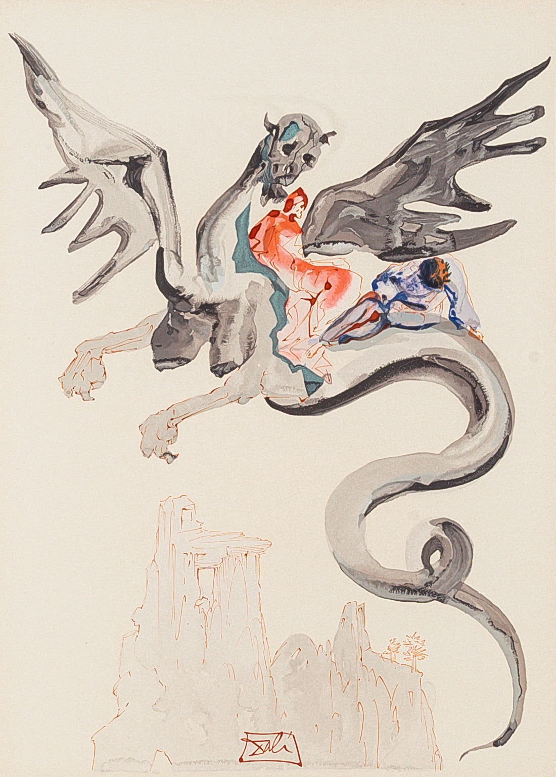 Salvador Dali (Sp. 1904-1989) "The Userers"
