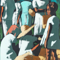 Claude Dambreville (Haitian 1934-2021) Market Scene