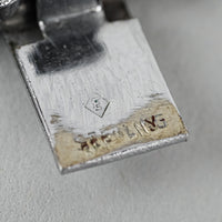 SCHREIBER&HILLER Rhodium Plated Clear Paste Stones Bracelet