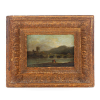 Unknown Artist  Landscape With Figures, Bridge And Castle