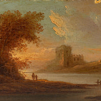 Unknown Artist  Landscape With Figures And Castle