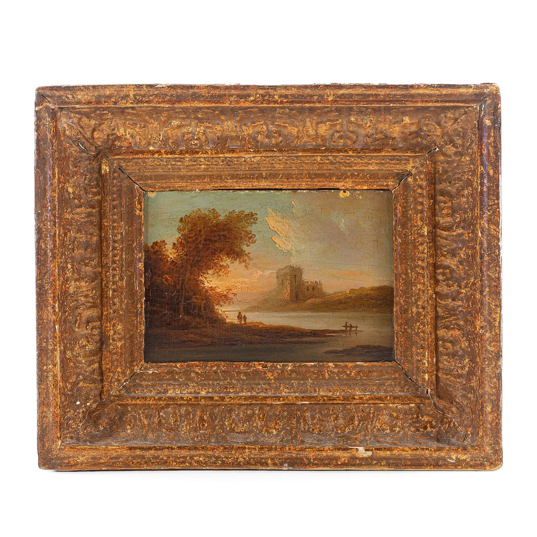 Unknown Artist  Landscape With Figures And Castle