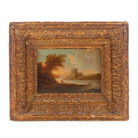 Unknown Artist  Landscape With Figures And Castle