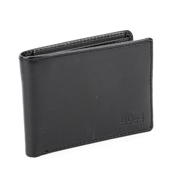 BOSS Bifold Wallet - Black Leather